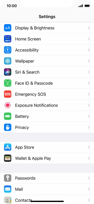Press Home Screen.
