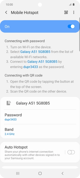 Press the Home key to return to the home screen.