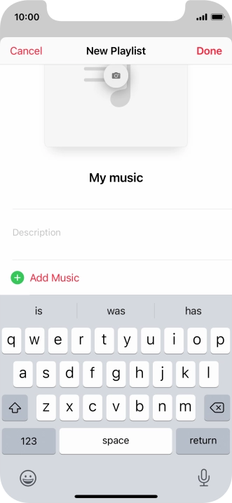 Press Add Music.