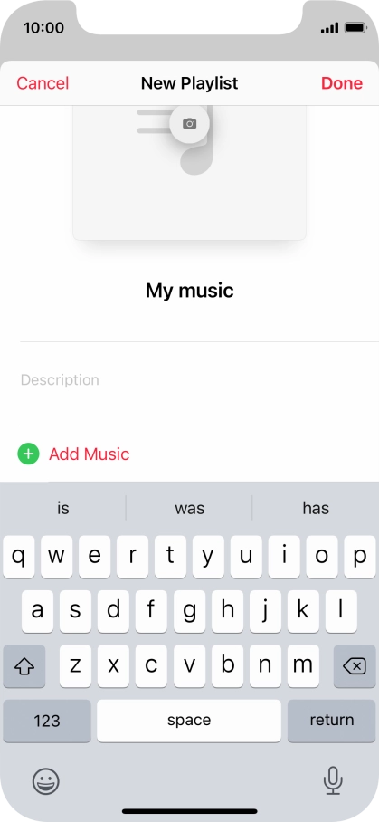 Press Add Music.