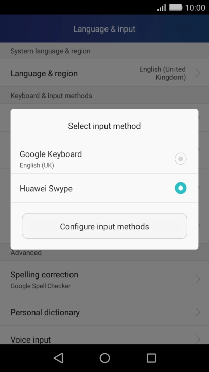 Press Google Keyboard.