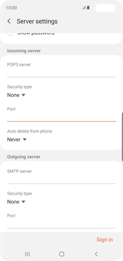 Press the drop down list below 