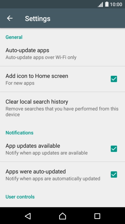 Press Auto-update apps.