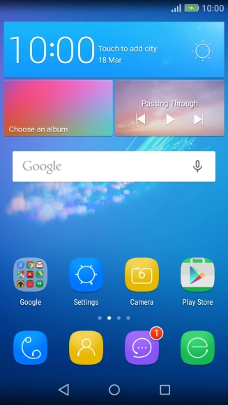 When the battery charging icon is displayed, the battery is charging.