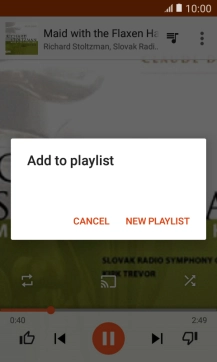 Press NEW PLAYLIST.