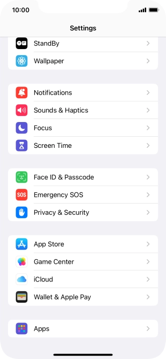 Press App Store.