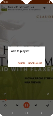 Press NEW PLAYLIST.