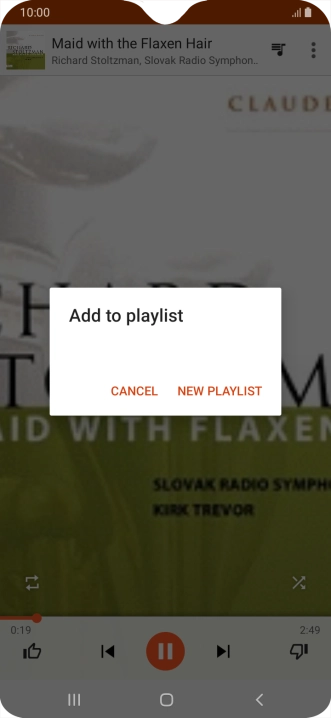 Press NEW PLAYLIST.