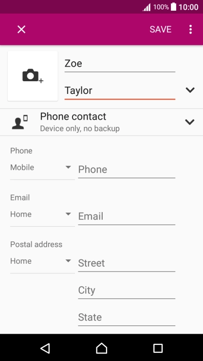 Press Phone and key in the required phone number.