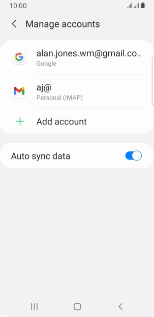 Press the Home key to return to the home screen.