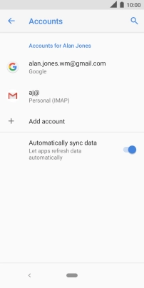 Press the Home key to return to the home screen.