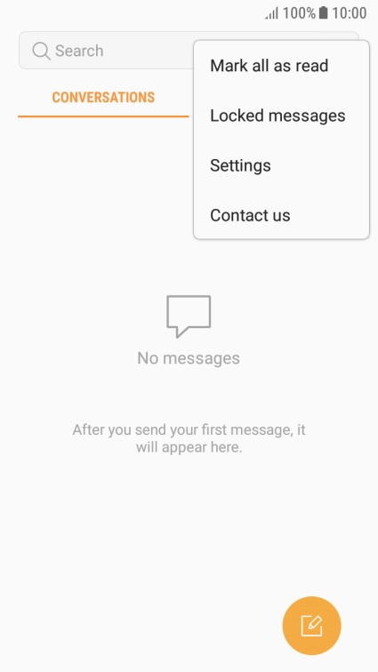 Press Settings.