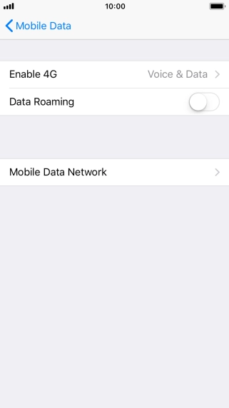 Press Mobile Data Network.