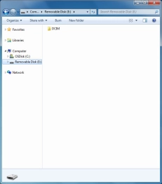 Go to the required folder in your computer's or your phone's file system.