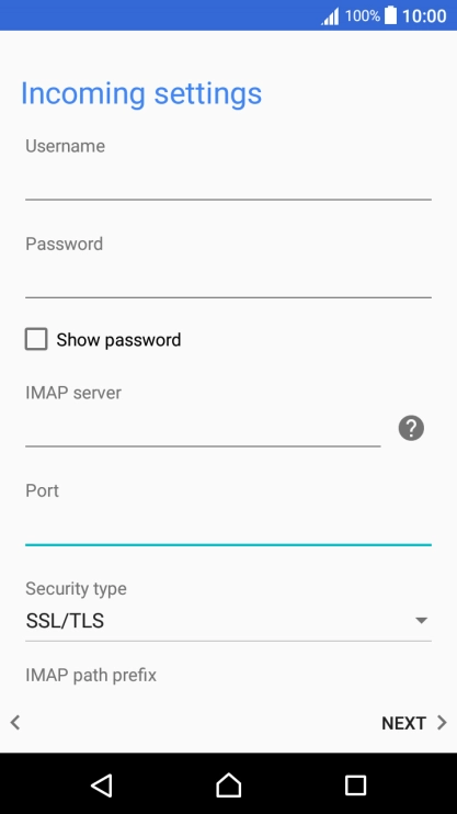 Press the drop down list below 