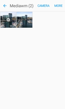 Press and hold the required picture or video clip.