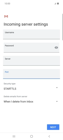 Press the drop down list below 