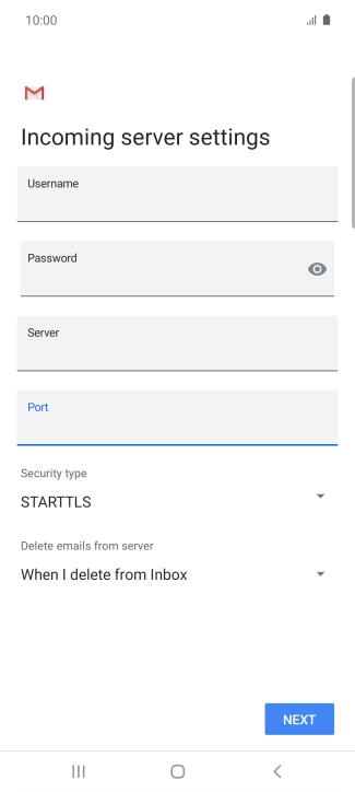 Press the drop down list below 