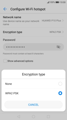 Press WPA2 PSK.