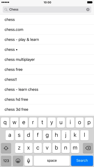 Press Search.