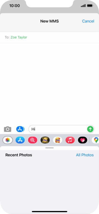 Press All Photos and go to the required folder.