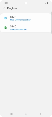Press the Home key to return to the home screen.