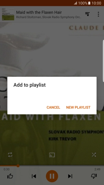 Press NEW PLAYLIST.