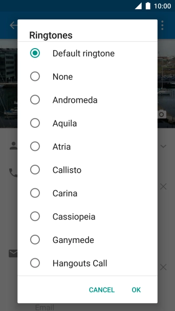 Press the required ring tones to hear them.