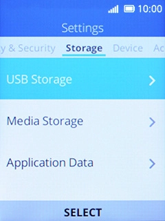 Select USB Storage.