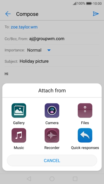 Press Files and go to the required folder.