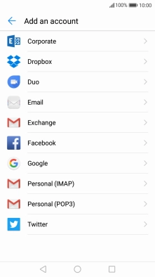 Press Google.