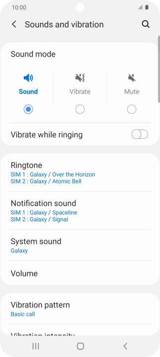 Press Ringtone.