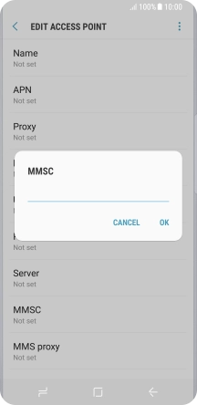 Key in http://www.vodafone.ie/mms and press OK.