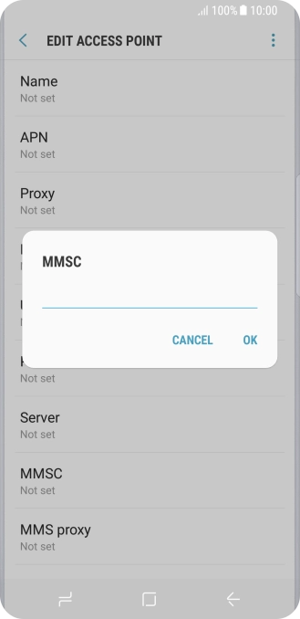Key in http://www.vodafone.ie/mms and press OK.