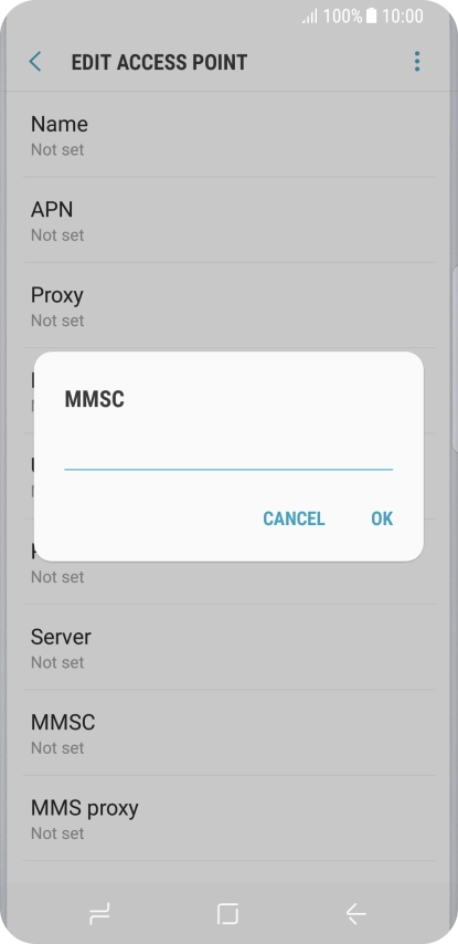 Key in http://www.vodafone.ie/mms and press OK.