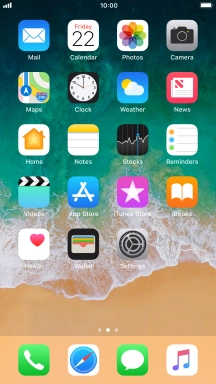 Simultaneously, press the Home key to take a screenshot.
