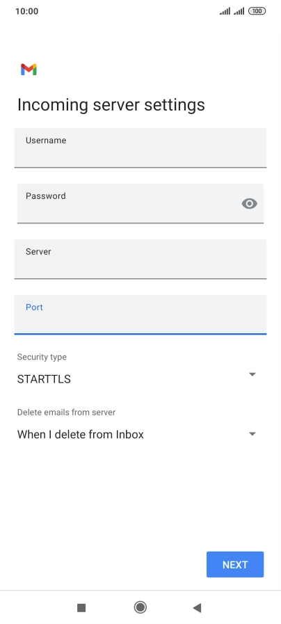 Press the drop down list below 
