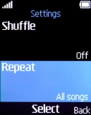 Select Repeat.