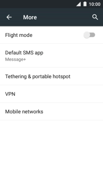 Press Mobile networks.