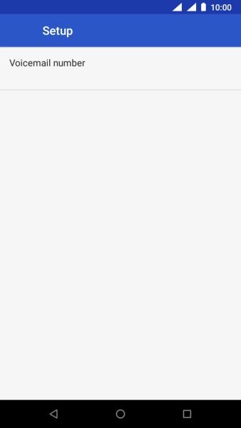 Press Voicemail number.