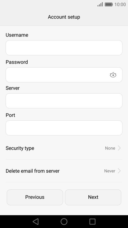 Press the drop down list below 