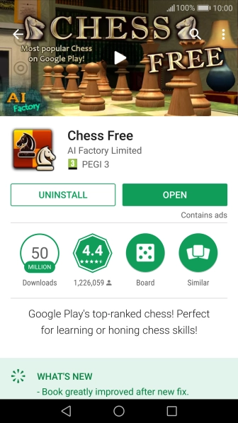 Press UNINSTALL.