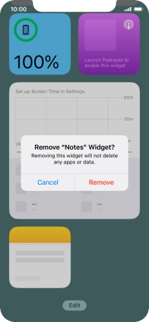 Press Remove.