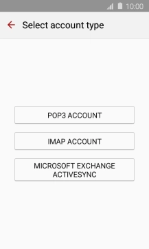 Press POP3 ACCOUNT.