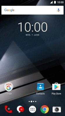 Slide two fingers downwards starting from the top the screen.