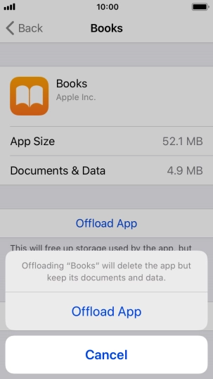 Press Offload App.