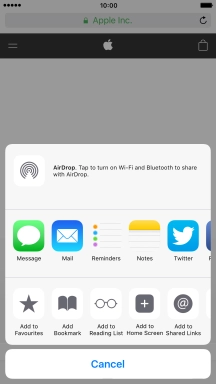 Press Add Bookmark.