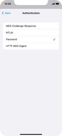 Press Password.