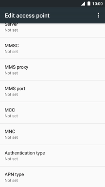 Press MMSC.