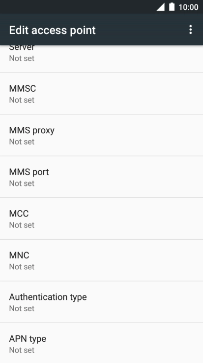 Press MMSC.